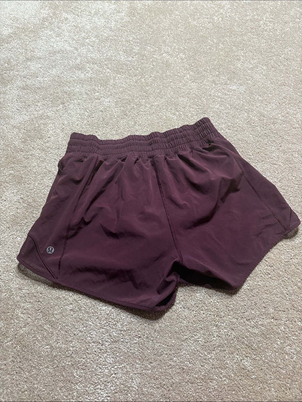 Lululemon Women’s Athletic Shorts in Deep Plum - Picture 2 of 2